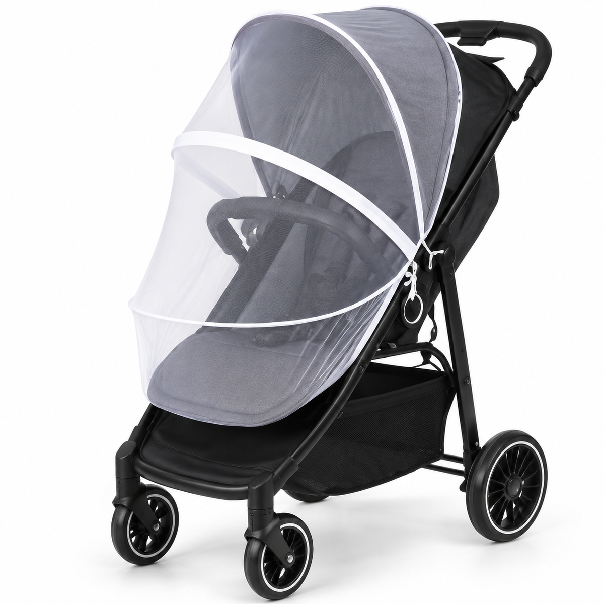 Baby Stroller Mosquito Net Cover, Breathable Mesh Insect Protection